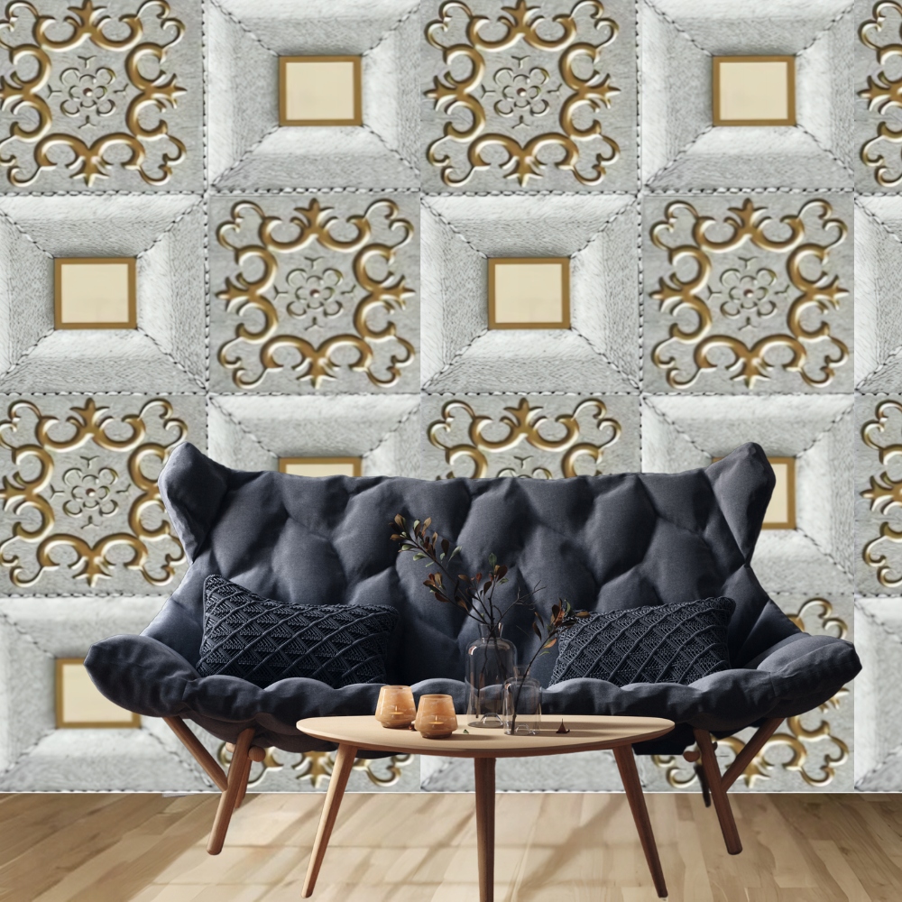 PANELE ŚCIENNE TAPETA SAMOPRZYLEPNA PŁYTKA MARMUR PCV 30CM X 60CM 10 SZTUK Długość (cm) 60