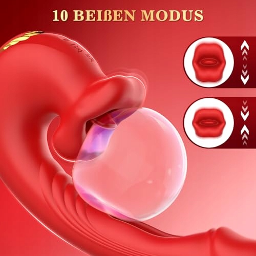DILDO VIBRATOR G Punkt Zestaw z Klitorisstymulacją 10 Trybów Wibracji — miniatura 5