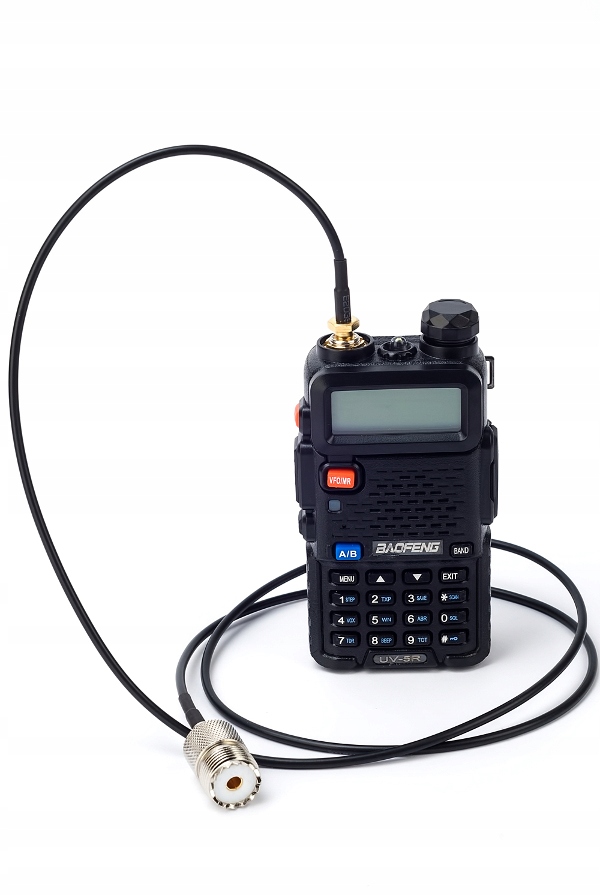 

Adapter przejściówka SMA-F/UC-1 Baofeng UV5R UV82