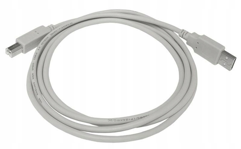 Kabel Przewód do drukarki, skanera USB 2.0 A-B 3m
