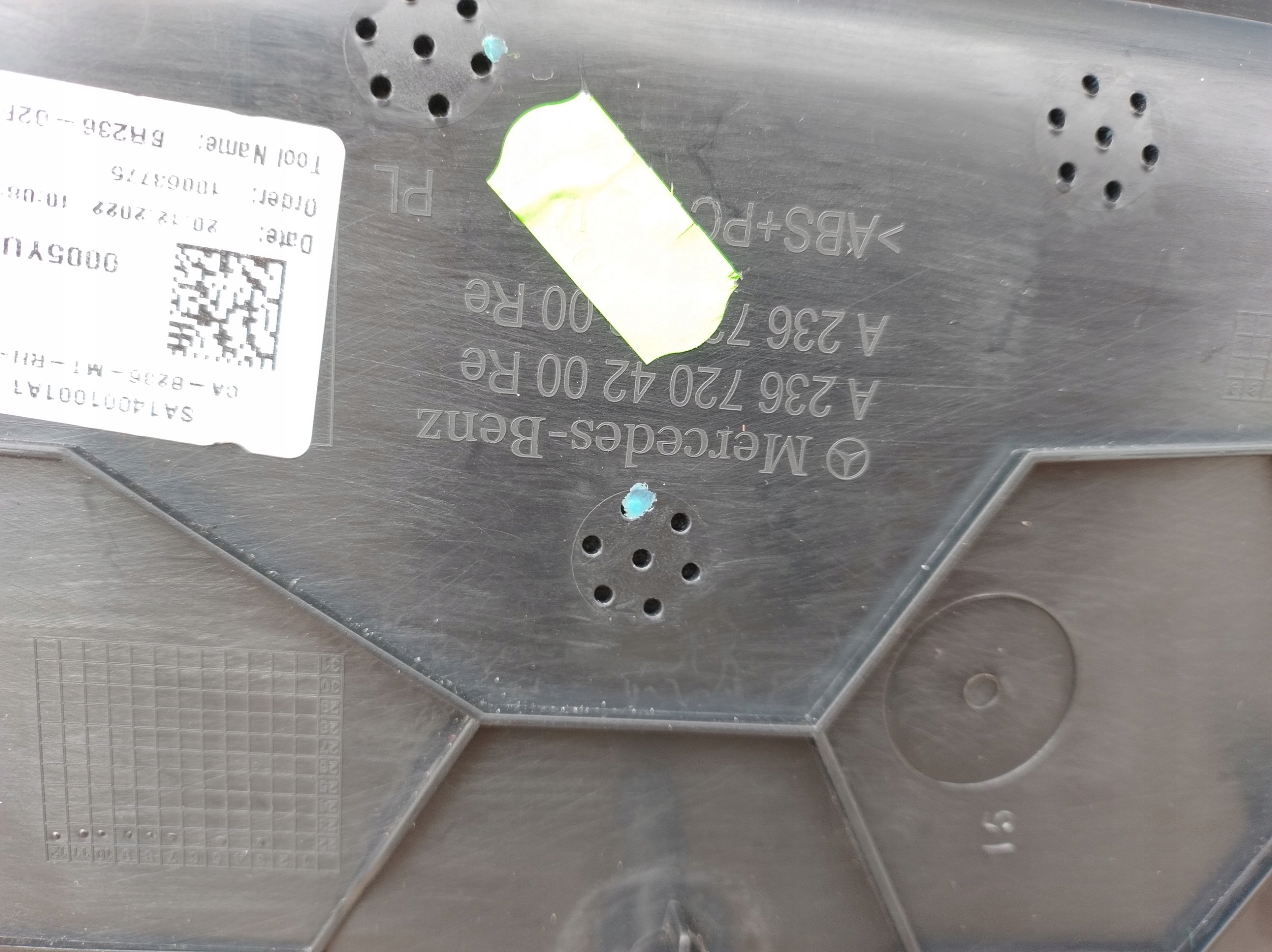 MERCEDES CLE 236 upholstery door right front leather