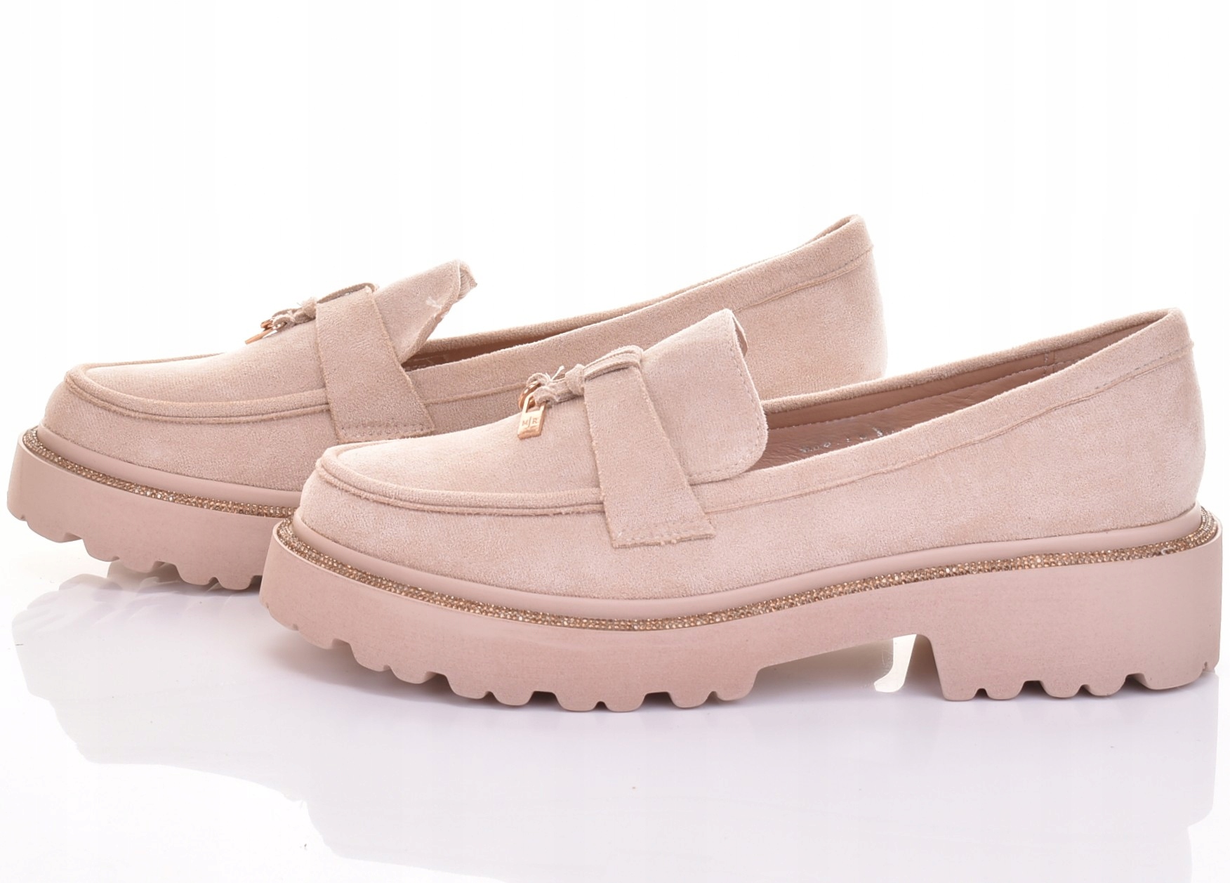 Klasické Dámské Semišové Loafersy Mokasíny Módní Polobotky Elegantní