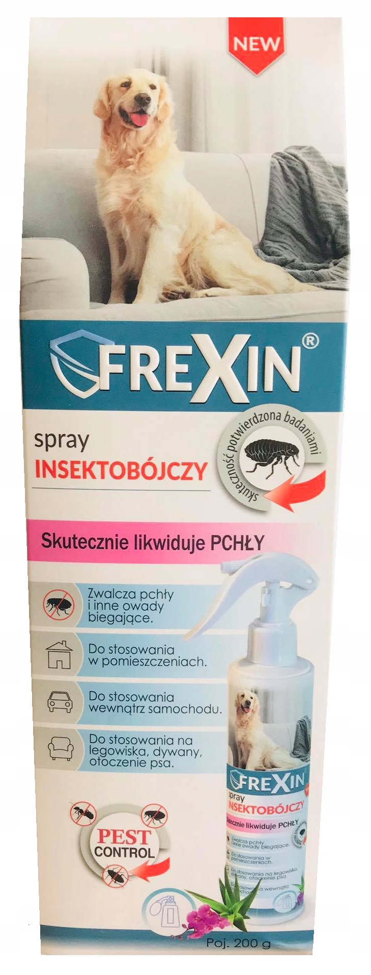 

Frexin Spray insektobójczy na legowiska 200g