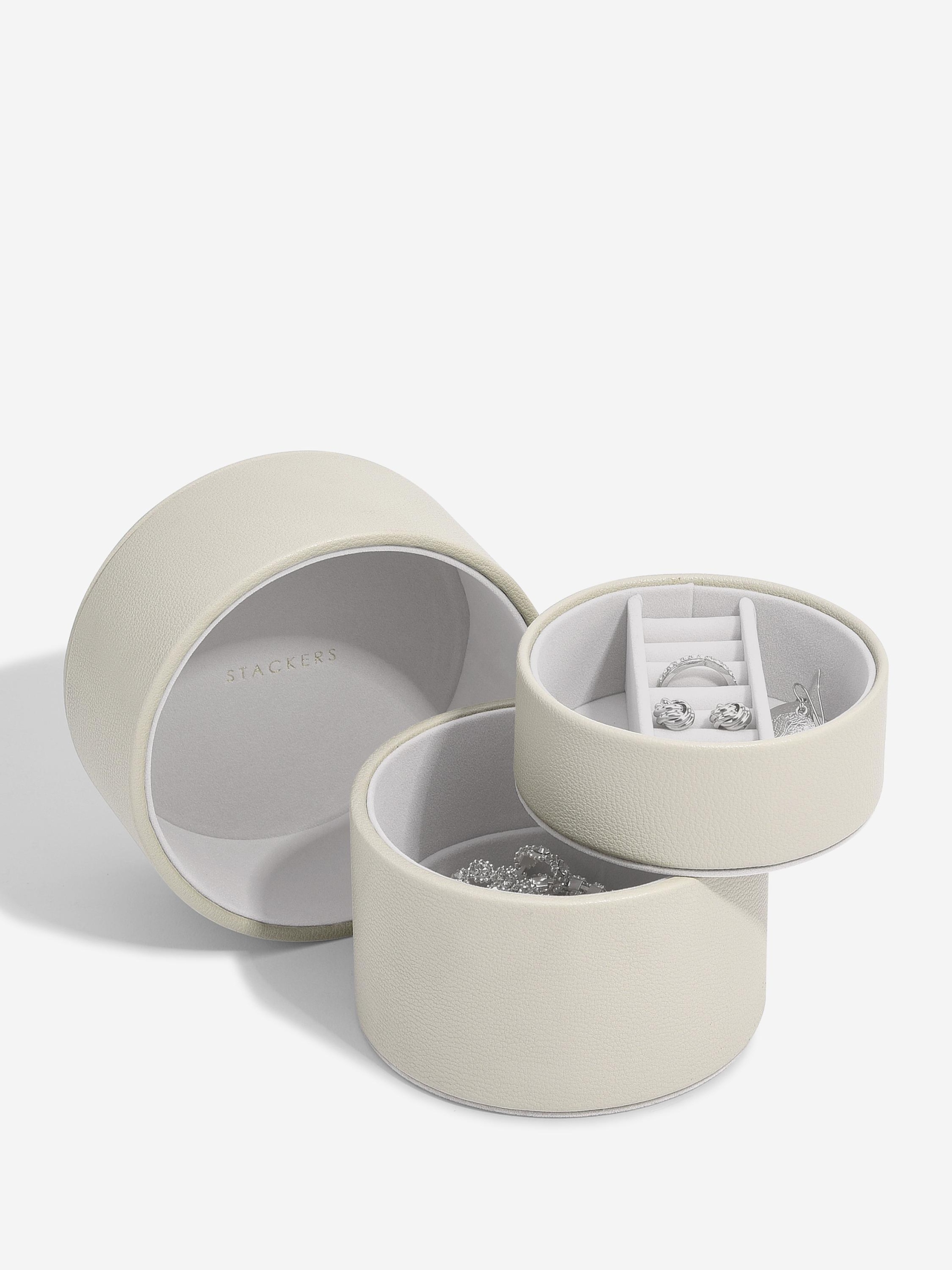 Krabička šperkovnice na bižuterii hodinky Pod Stackers oatmeal