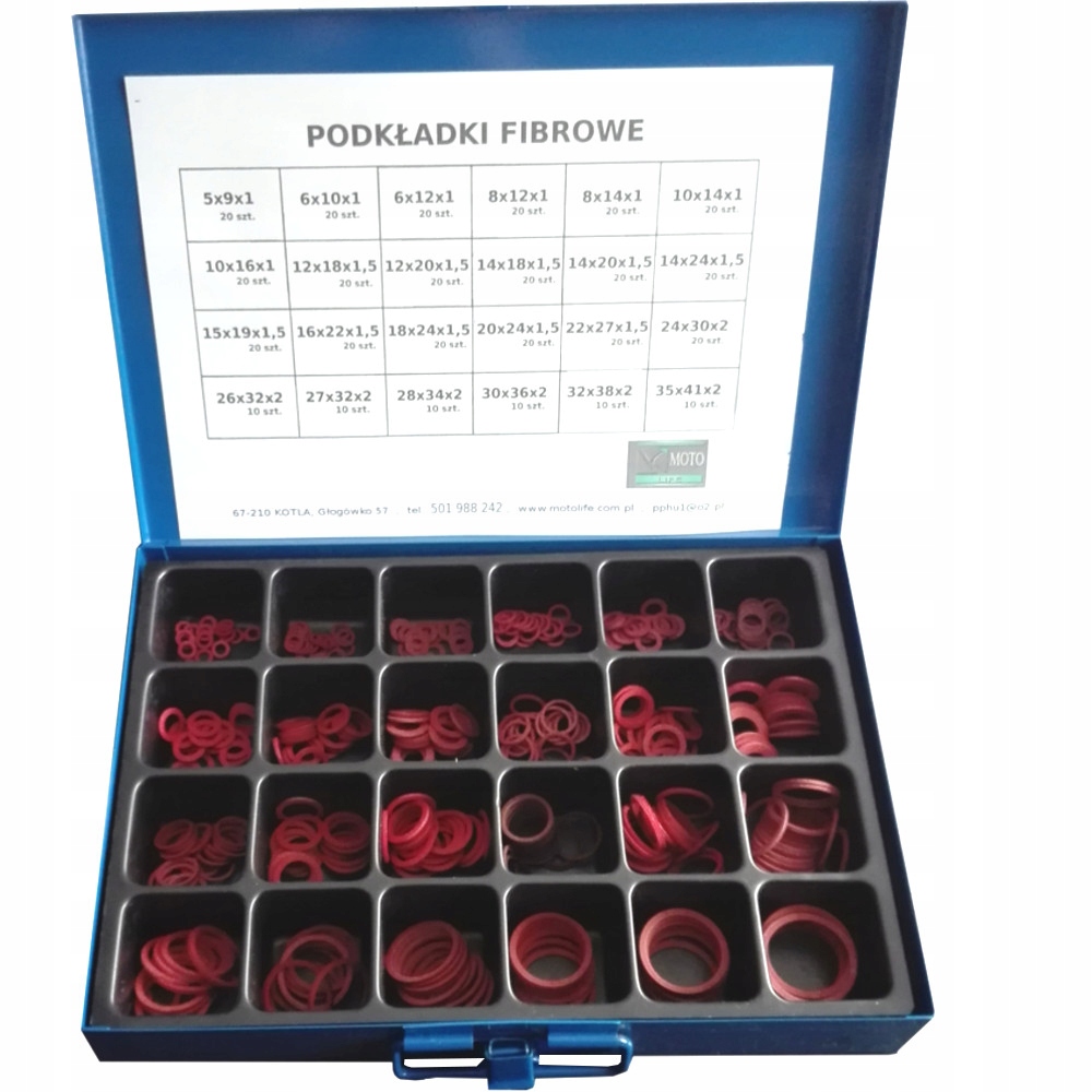 

Podkładka Fibrowa Fibrowe Podkładki Zestaw 420 szt