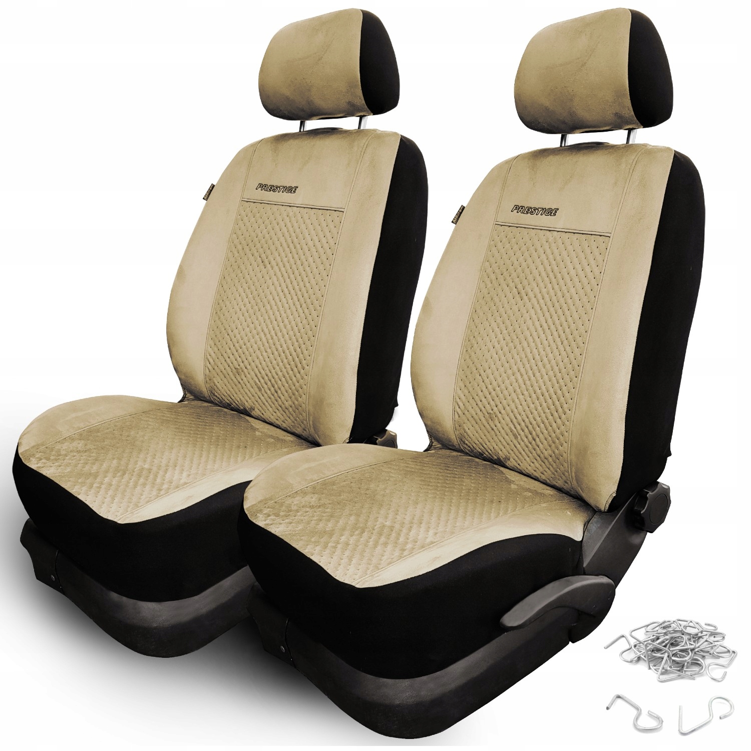 Pokrowce Przód 1+1 Uni Alcantara Zamsz Volvo S40 S60 S90 V40 V60 V90
