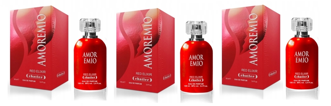 Chatler Amoremio Red Elixir 3x100 ml Edp Women