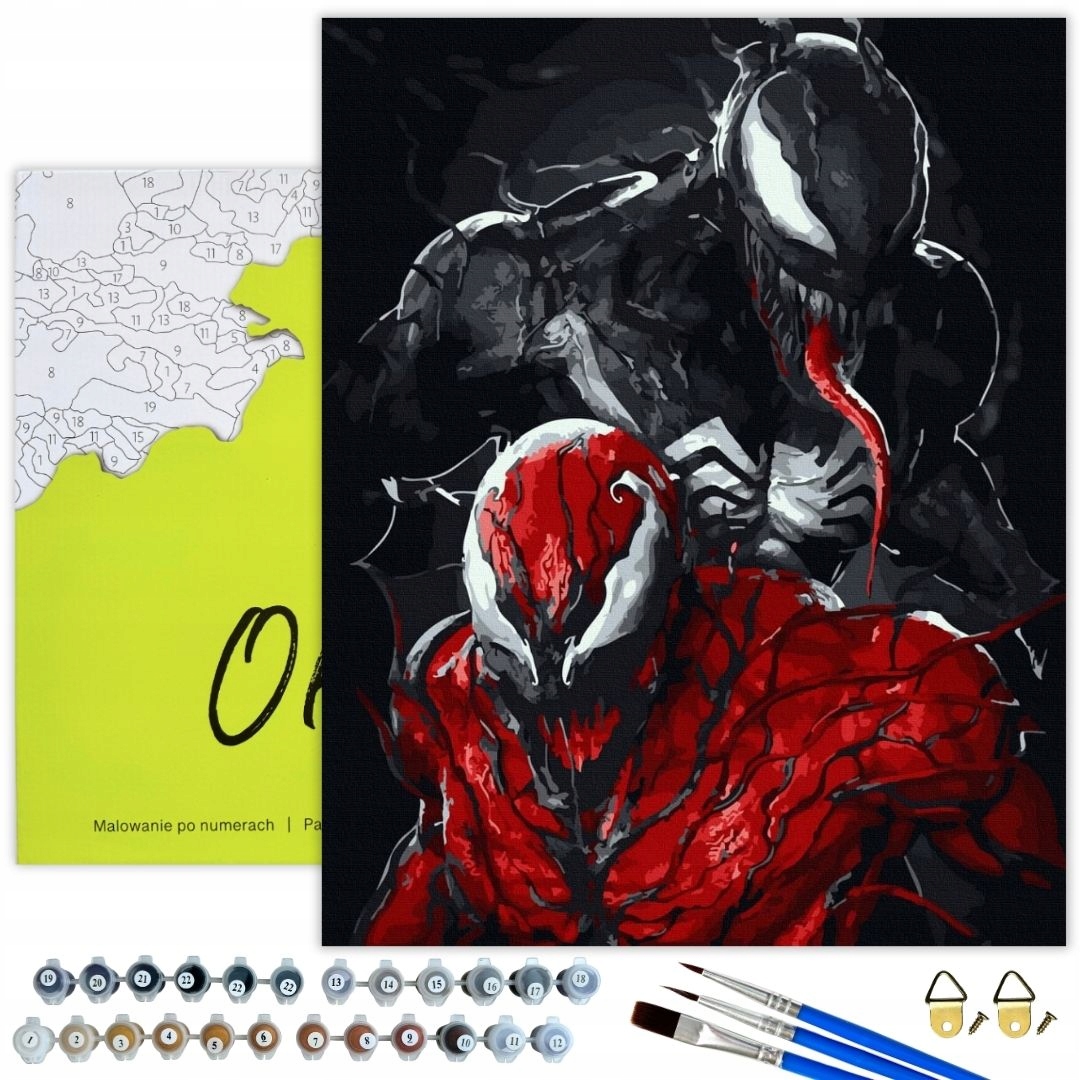 Malování Podle Čísel Marvel Obrázky pro malování podle čísel s Rámem