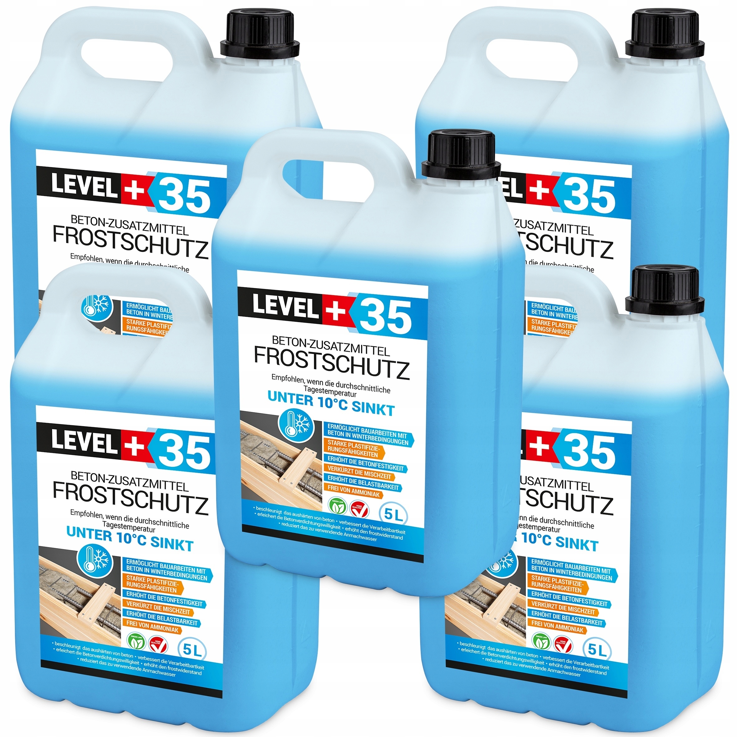 Plastifikátor pro Betonu 25L Zimní -8°C Level+35