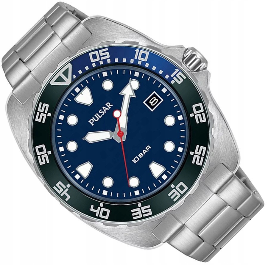 Sportovní Pánské Hodinky Pulsar PS9673X1 Diver Křemen