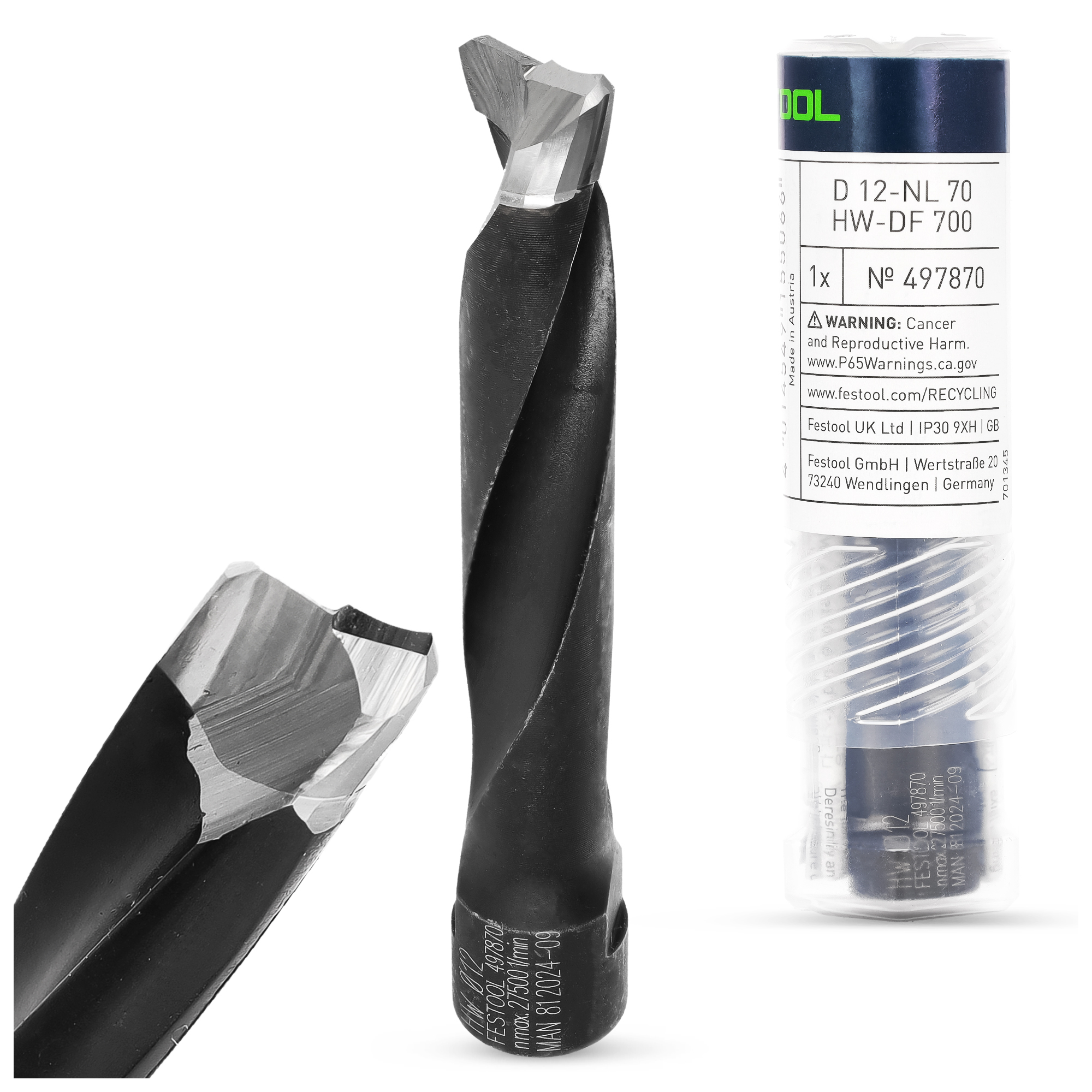 Fréza Festool Domino D 12-NL 70 Hw-df 700 497870 Na Dřevo, Slinutý Karbid