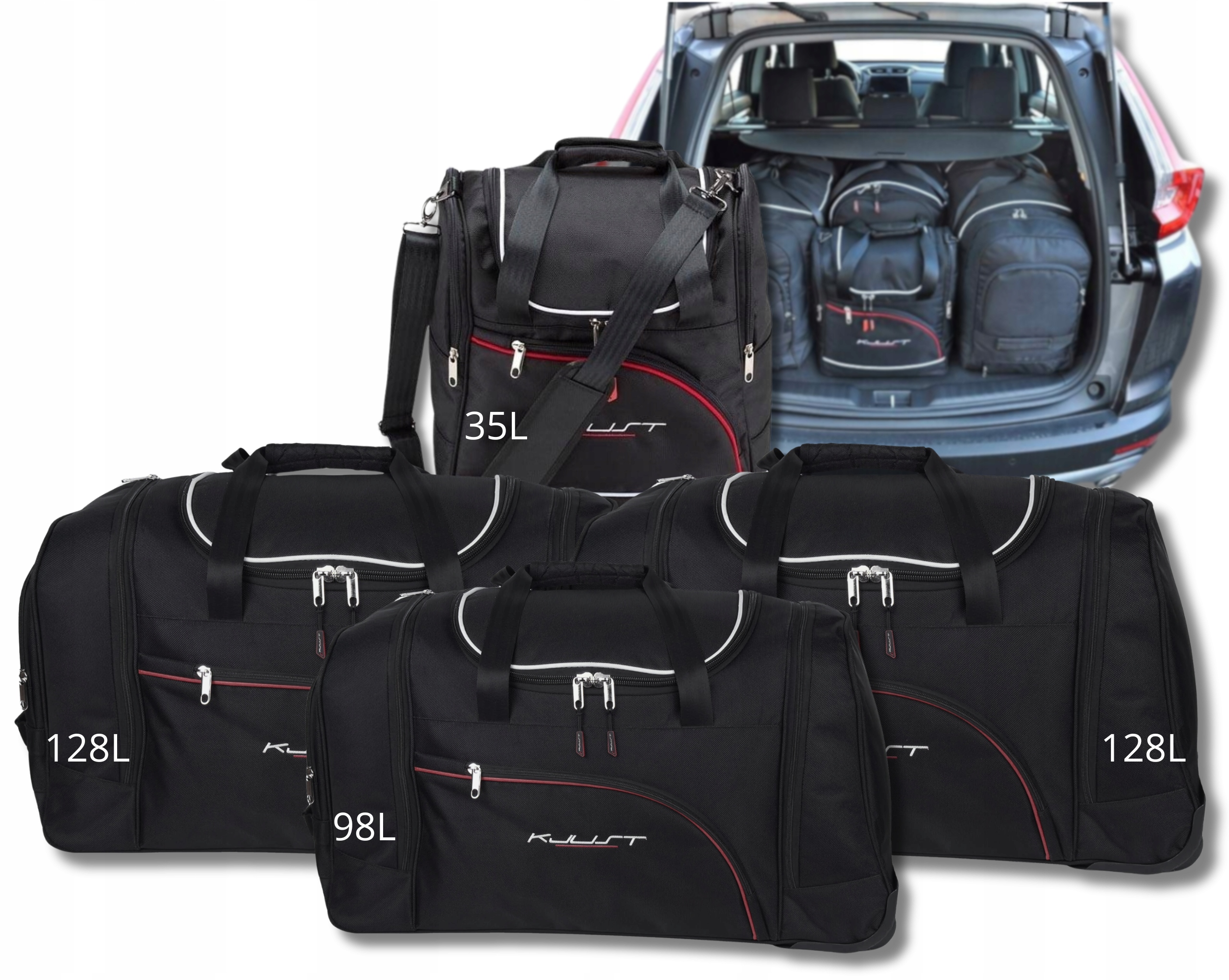 Sada tašiek Komplet Kjust do kufra Honda Cr-v 2018-2023 4 ks