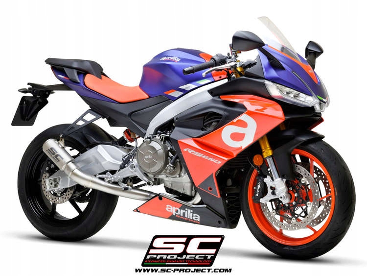 Układ wydechowy SC Project CR-T Tyta Aprilia RS660