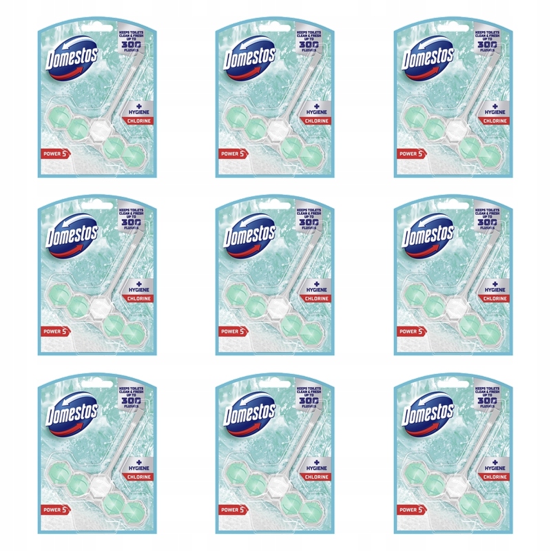 Domestos kostka Chlorine Bleach 50 g X9