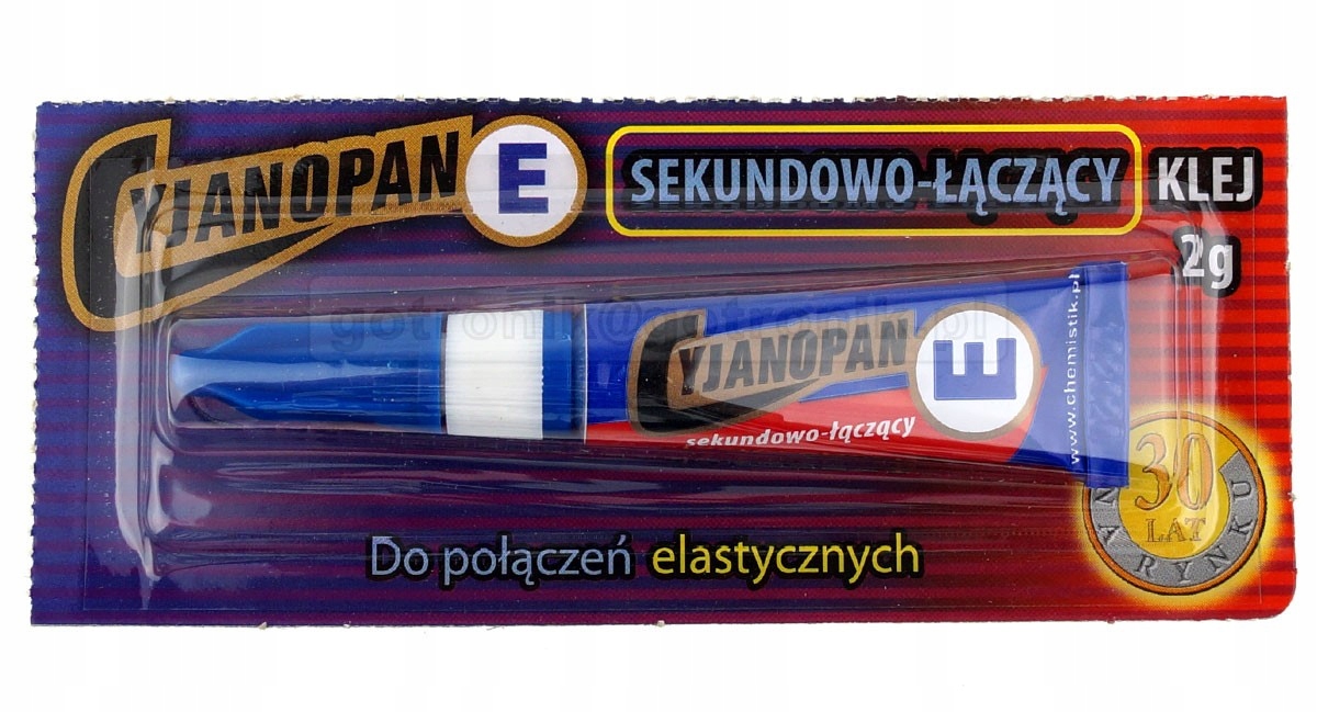 

Cyjanopan E uniwersalny klej błyskawiczny