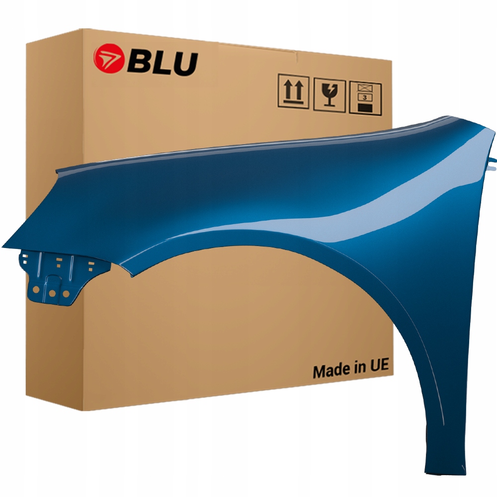Blu Blatník Vw Golf V 5 LC5G levý modrý 03-09 přední hatchback pozink