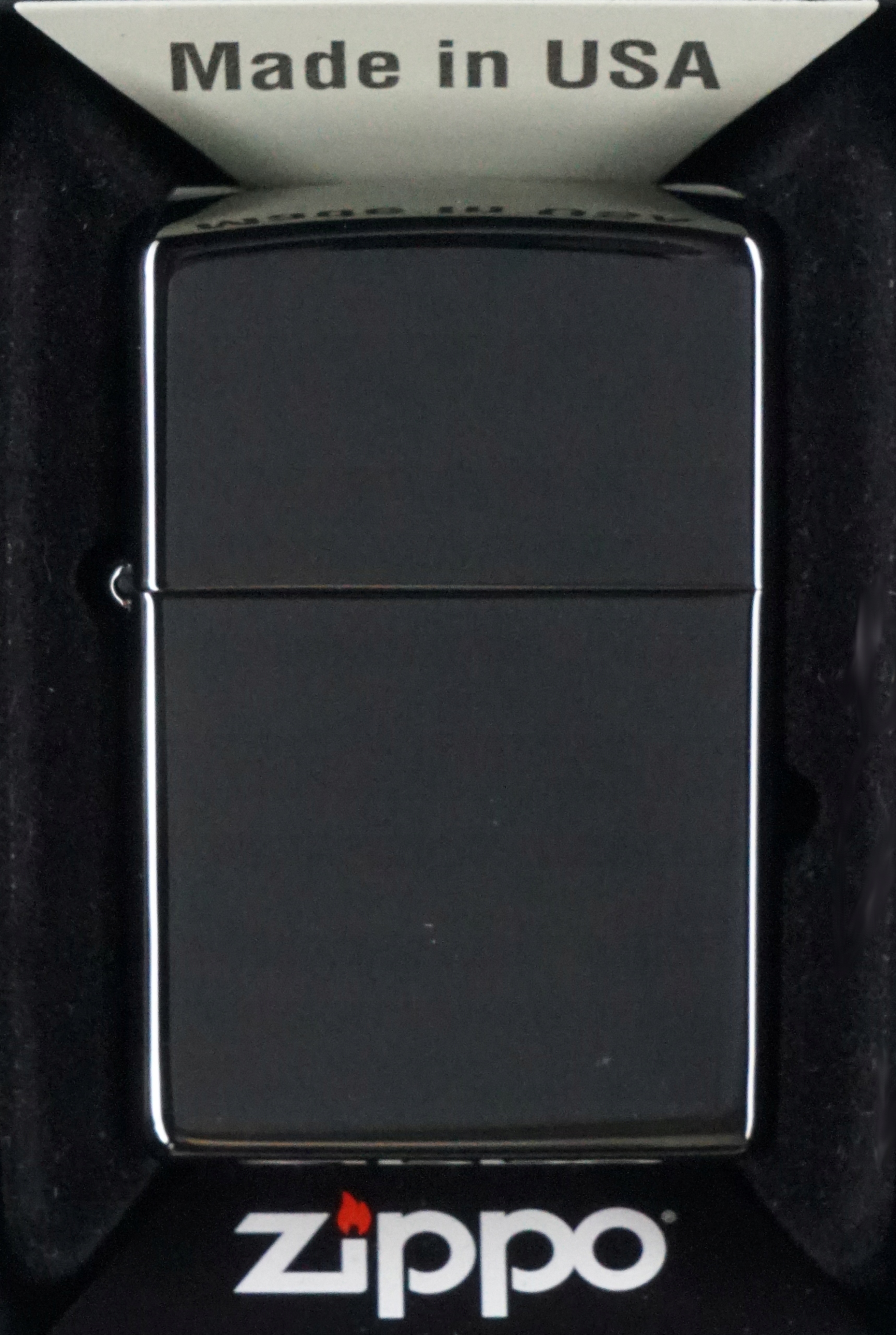Zapalovač Zippo Ebony 60000817 Větruodolný benzínový