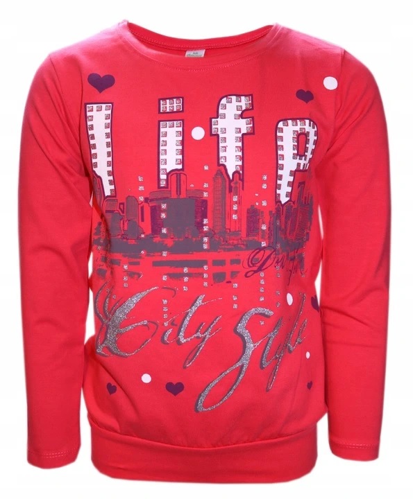 

Bluzka dziewczęca z długim rękawem 140 Life