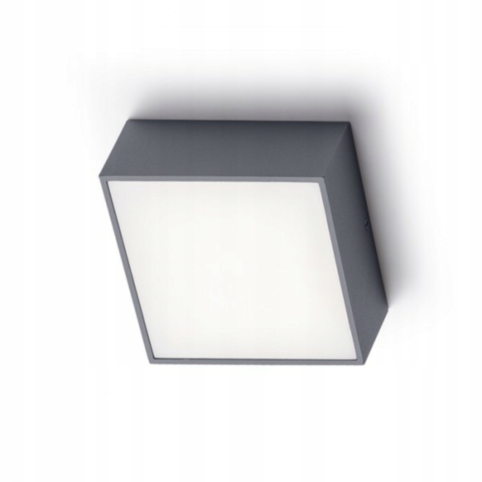 Rendl Bono antracitové Led svietidlo 4W IP54 3000K hranaté prisadené