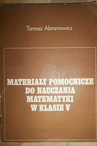 Materiały pomocnicze do - Abramowicz