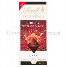 Lindt Čokoláda Excellence Crispy Biscuit 100 G