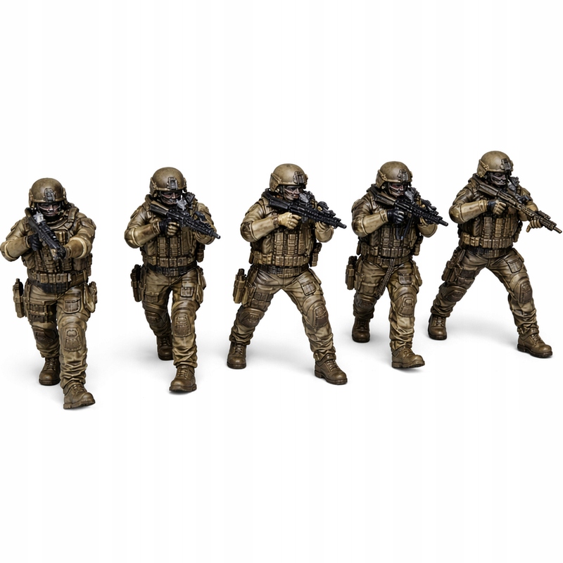 Figurka Zestaw Marcos special forces Modern Model 3d Skala 1:72