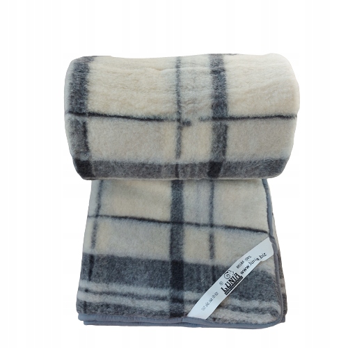 Vlněná deka 155/200 Vlna 100% Merino Šedá