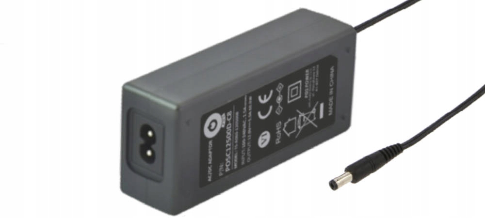 Biurkowy zasilacz impulsowy12V/5A/60W z wtykiem DC 5.5x2.1mm
