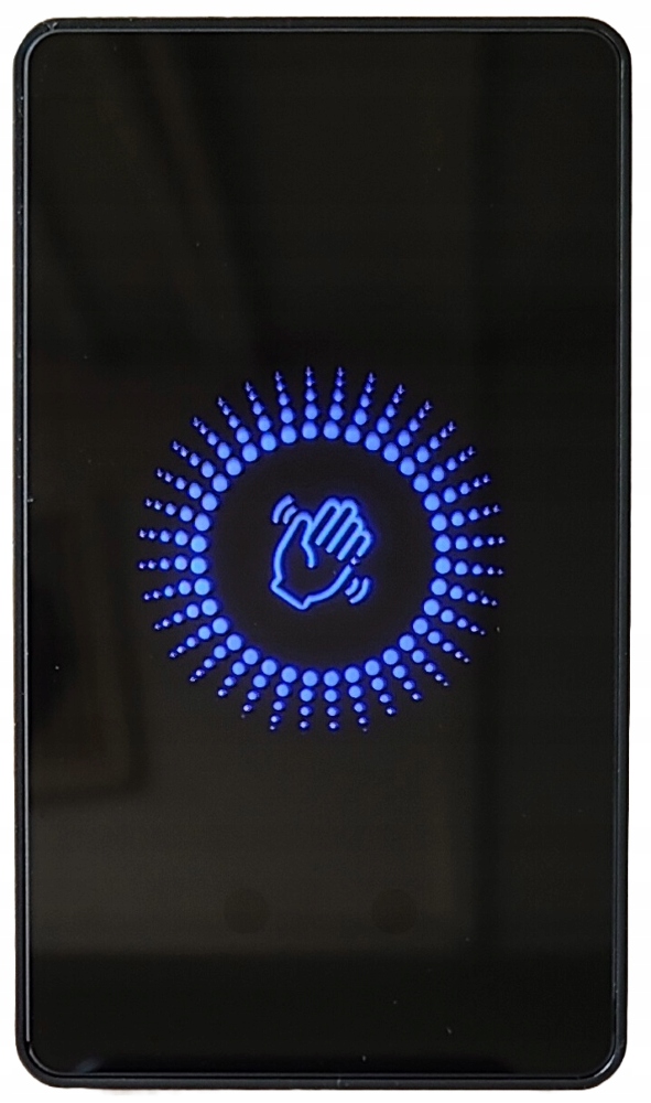 ZEWNĘTRZNY NATYNKOWY PRZYCISK WYJŚCIA OTWARCIA DRZWI FURTKA CZARNY IP68 LED Marka inna