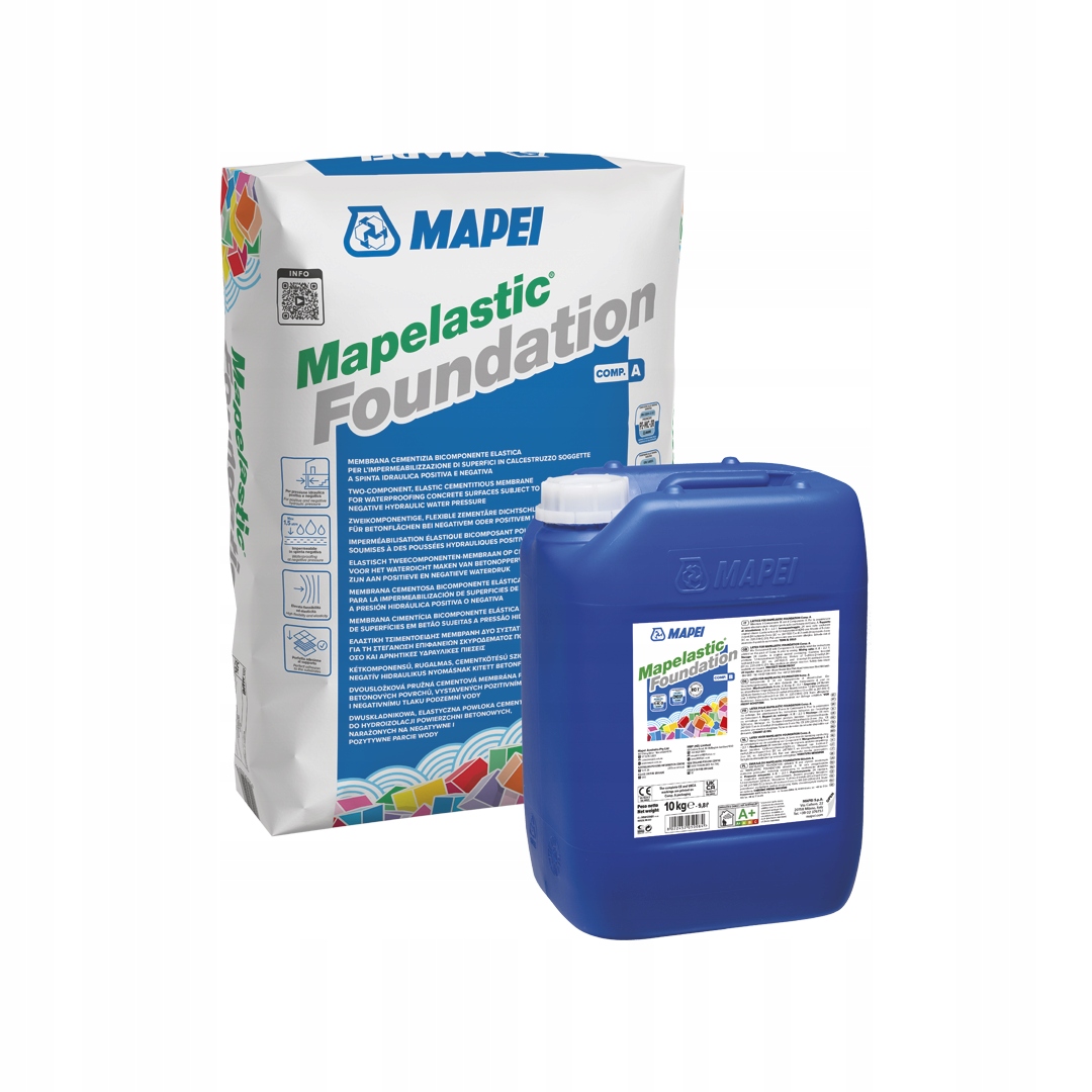 Mapei Mapelastic Foundation Hydroizolacja Zaprawa Dwuskładnikowa 32kg