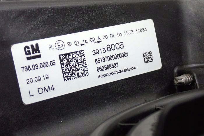 OPEL ASTRA V K 16- reflektor left light left 39158005