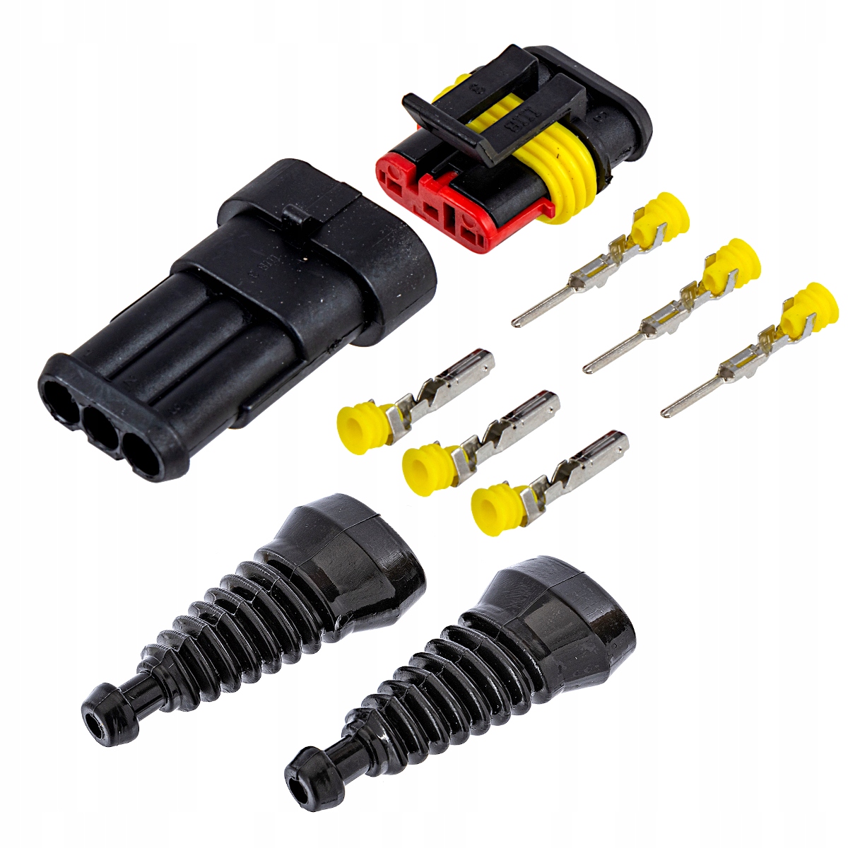 

Kostka Wtyk Złącze Superseal 3 pin osłony