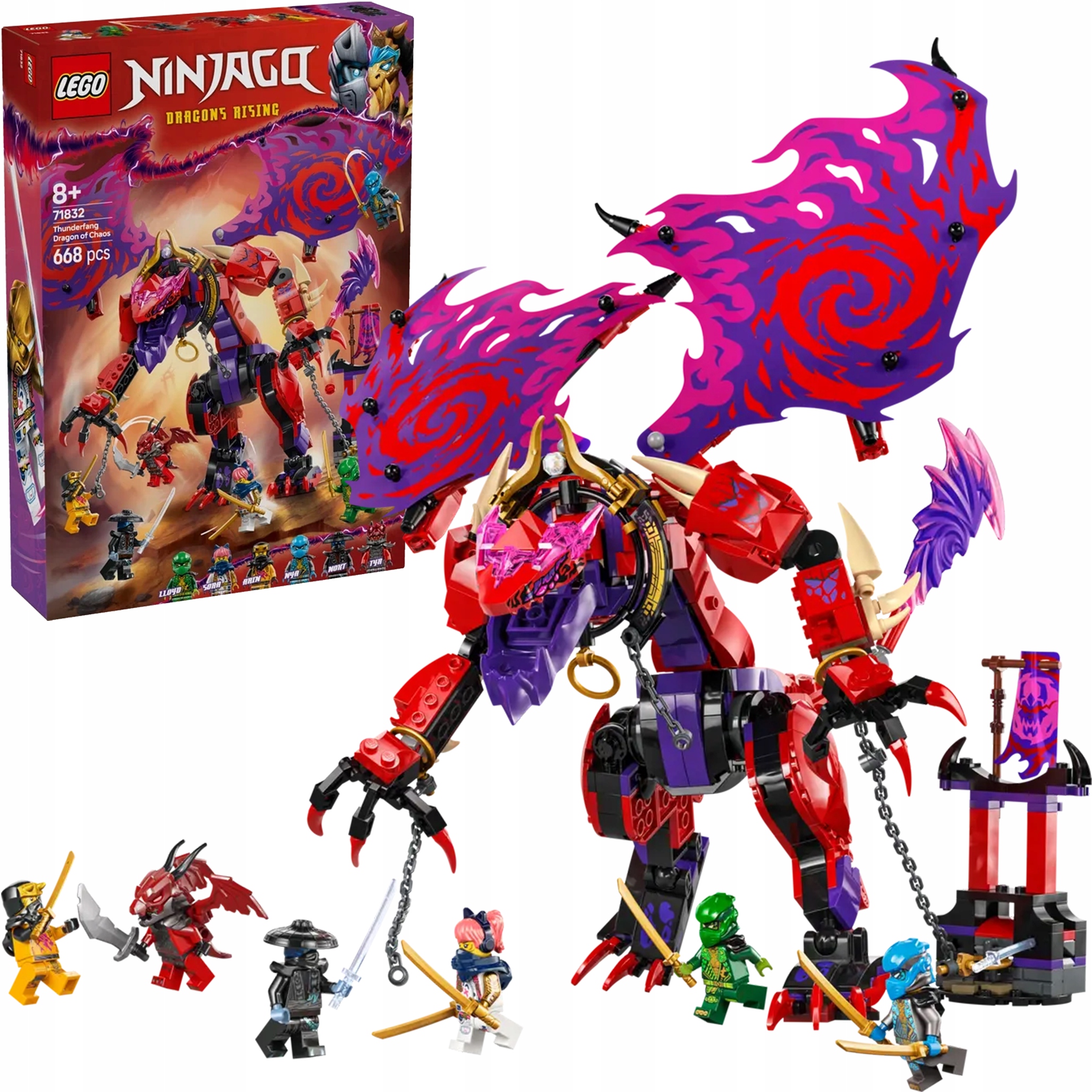Lego Ninjago Drak Chaosu Kiełogrmot 71832