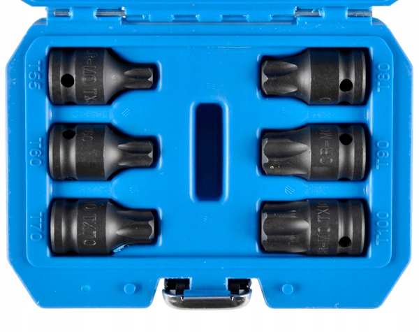 KLUCZE UDAROWE Torx 1/2" T55-T100 Quatros