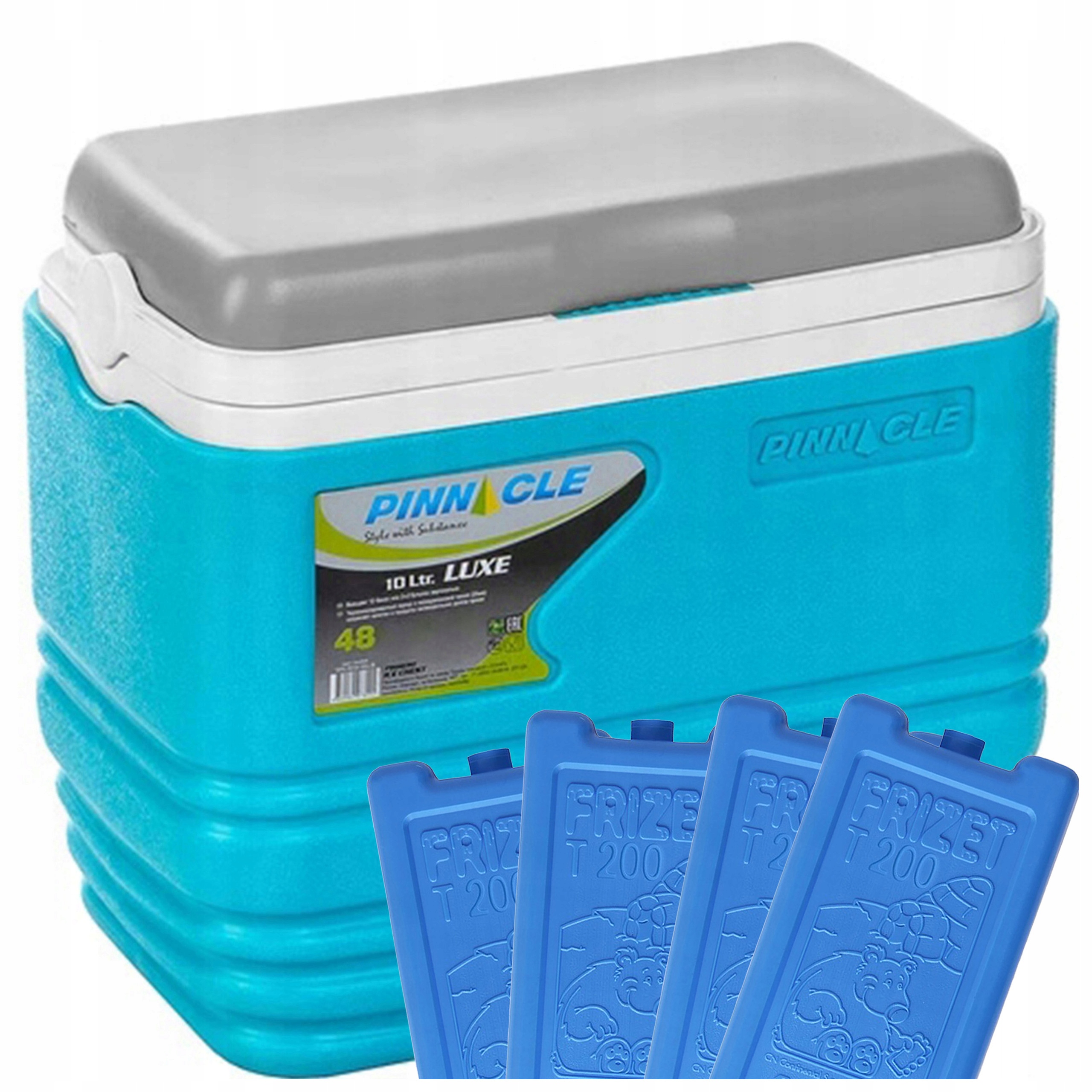 Přenosná lednička Pinnacle Tpx 7013 10L modrá 4 chladicí vložky