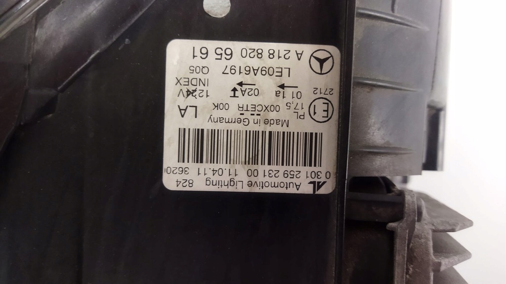 Mercedes W218 CLS Licht links LED A2188206561