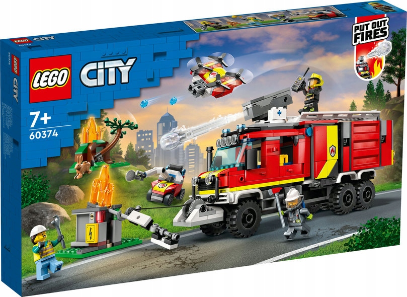 Lego 60374 City Terénní Hasičské Vozidlo