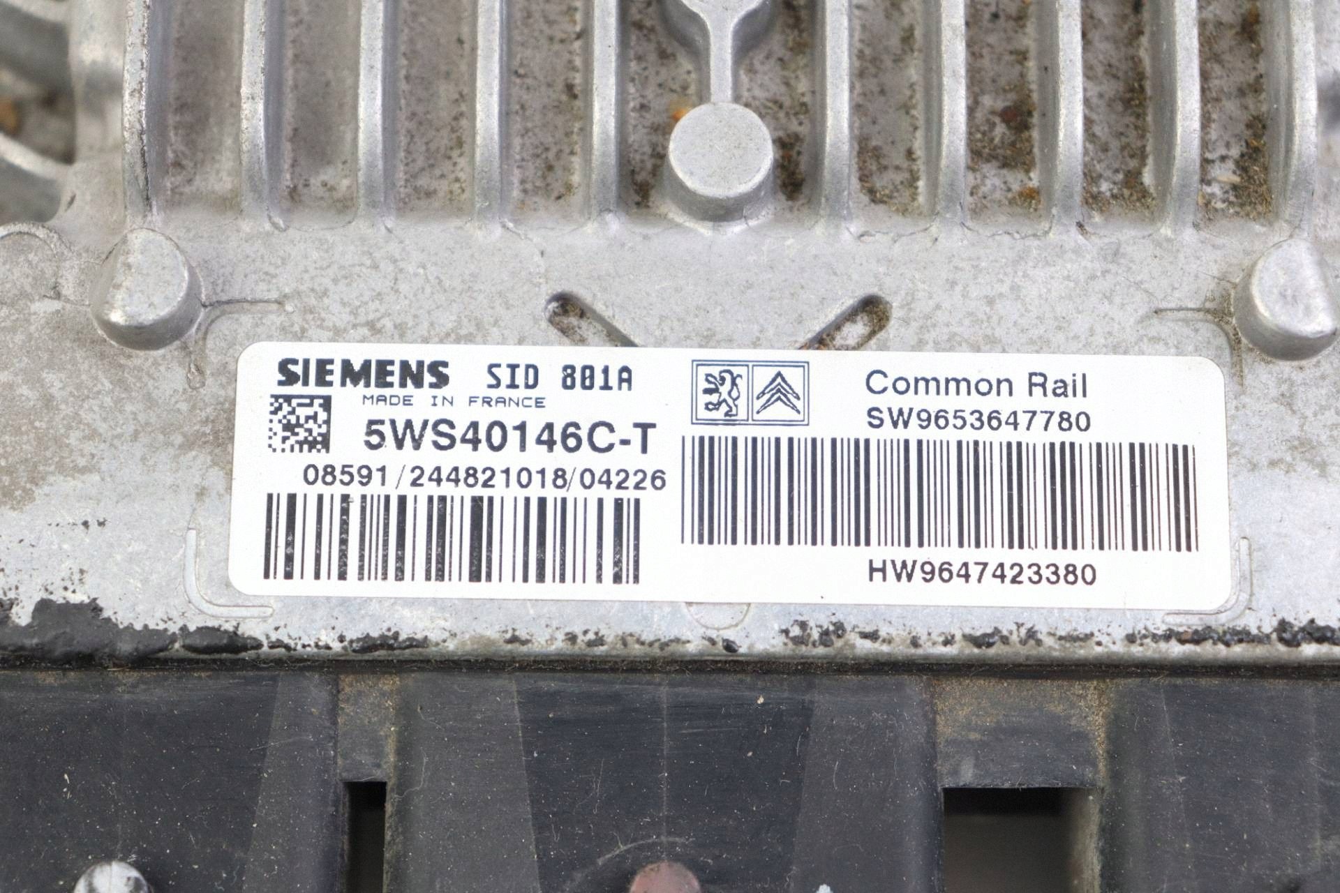 CITROEN BERLINGO et module unité de commande électronique uce moteur 1.6HDI 9653647780 9647423380