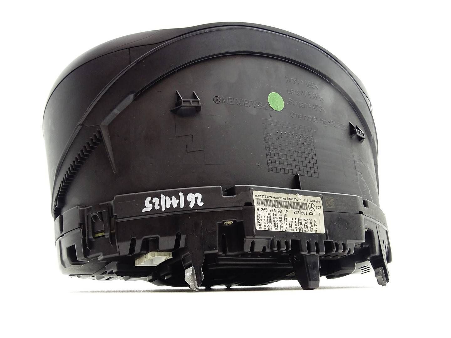 dials dials PREDKOSCIOMIERZ MERCEDES C W205 2.0 CDI A2059000342