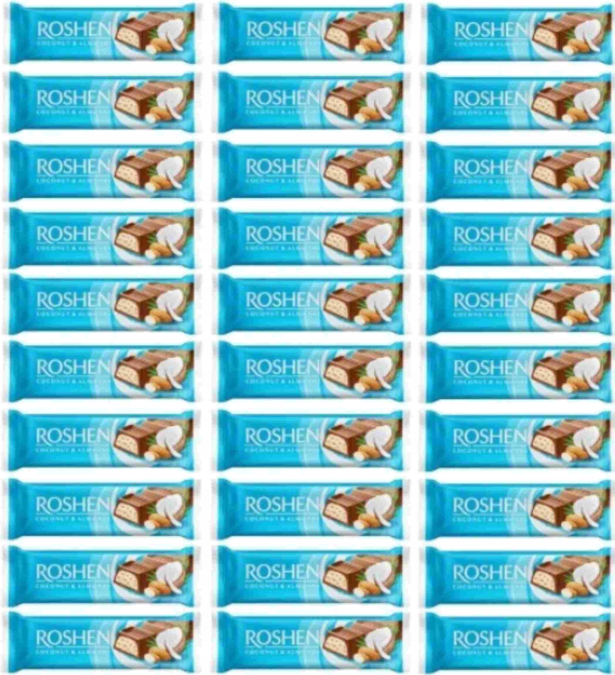 (x30) Roshen Baton Kokosowo Migdałowy 29g