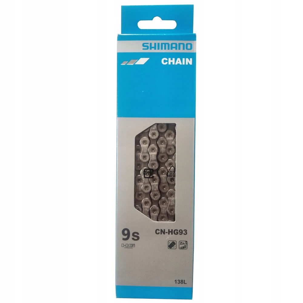 Łańcuch Rowerowy Shimano Xt/ultegra CN-HG93 138 Ogniw 9 Rzędowy