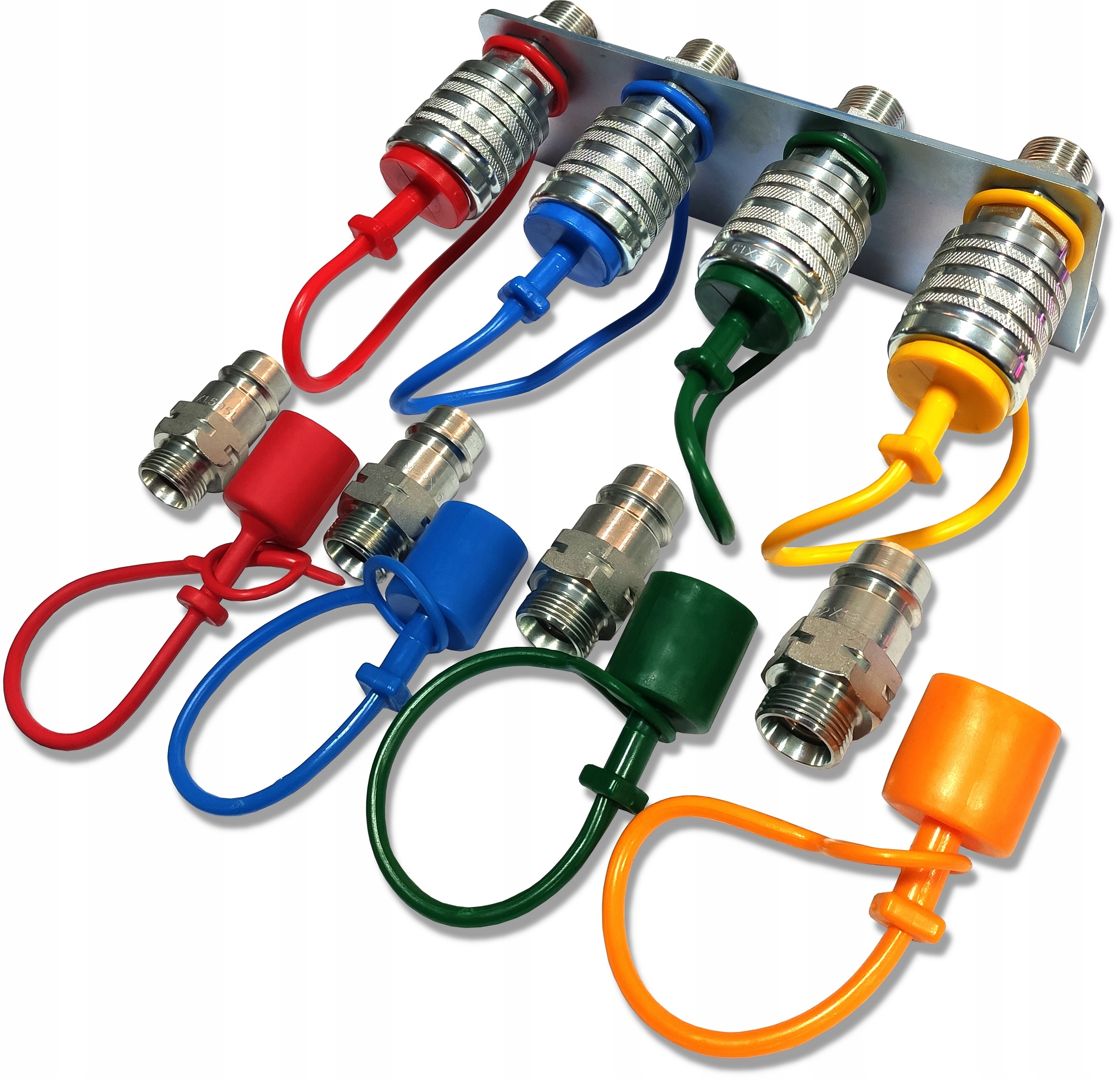 ZESTAW TABLICA + 4x KPL SZYBKOZŁĄCZY EURO M18