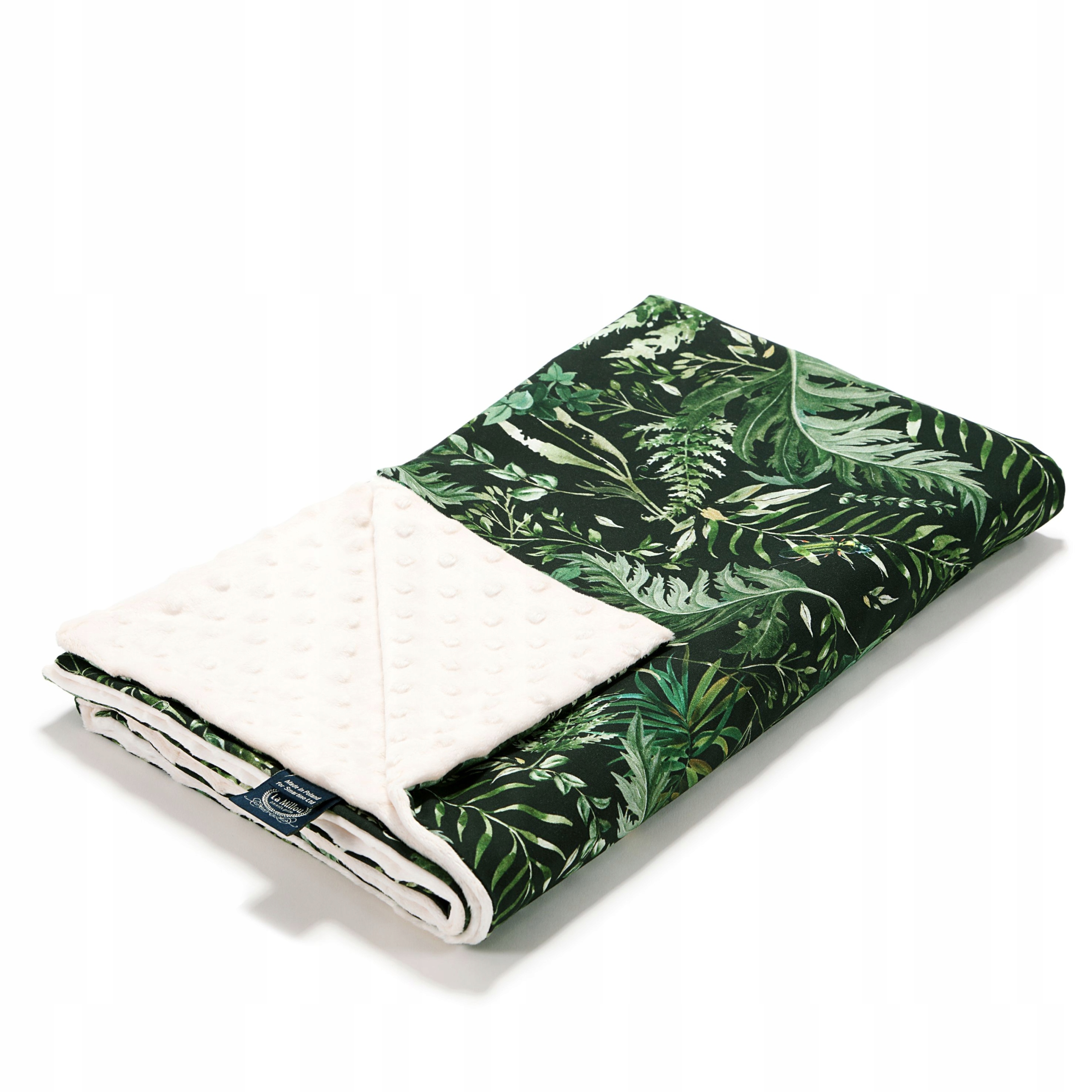 La Millou Kocyk Light Przedszkolaka Botanical Ecru