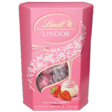 Levně Lindor Strawberry Cornet 200 g Srp