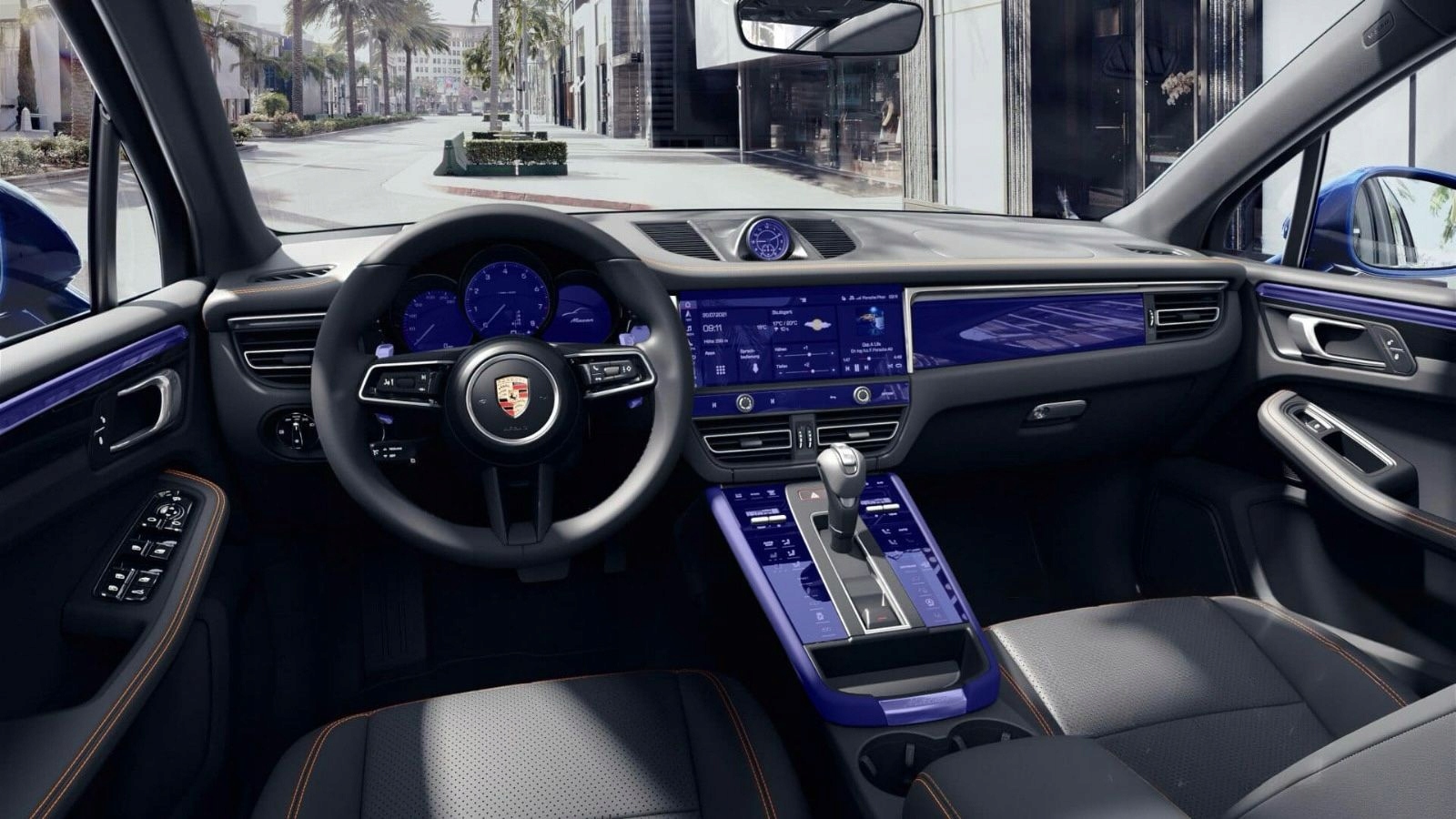 Ochranná fólia Ppf na interiér – Porsche Macan