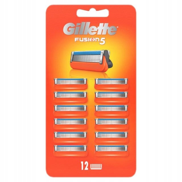 Gillette Fusion 5 čepele náplne 12 ks 3x 4pack