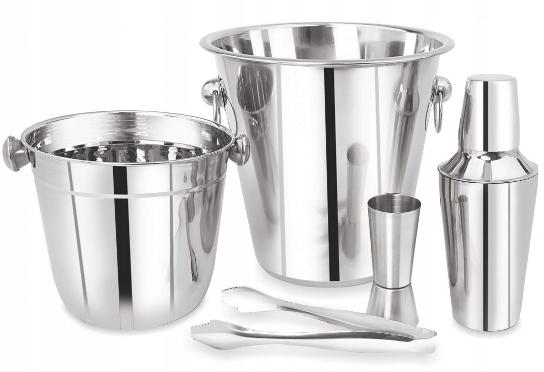 

Zestaw Barowy 5 Elementy Wiadro Shaker Jigger 1389