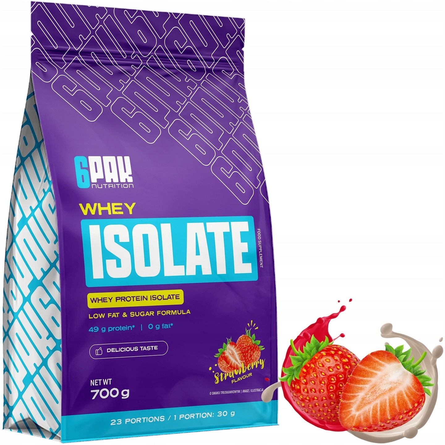 Balení 6 Kusů Whey Isolate 700 g Izolát Bílkoviny Hmotnost Síla