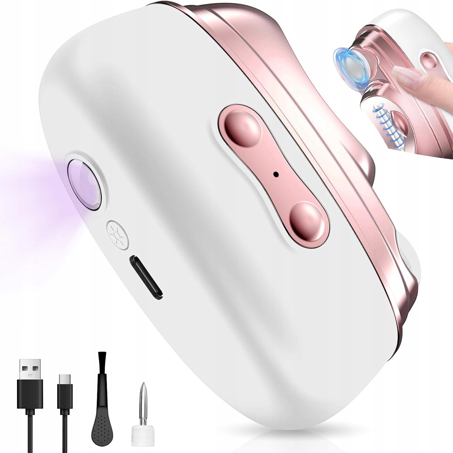 Automatický Kleštičky Na Nehty Led Na Nehty Usb Pro Dospělé