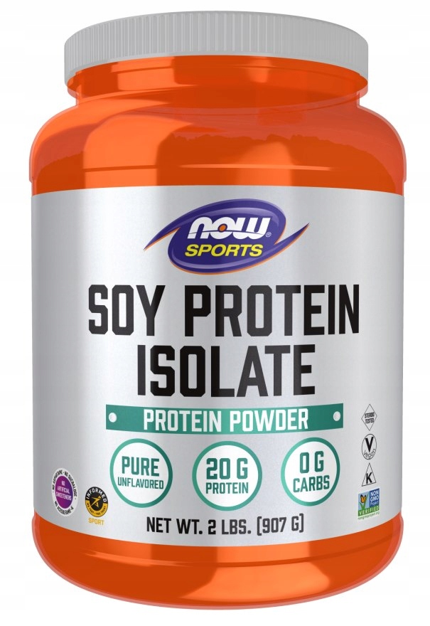 Now Foods Soy Protein Unflavored – Proteinový Izolát (příchuť...